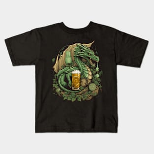 Green Dragon Lager Kids T-Shirt